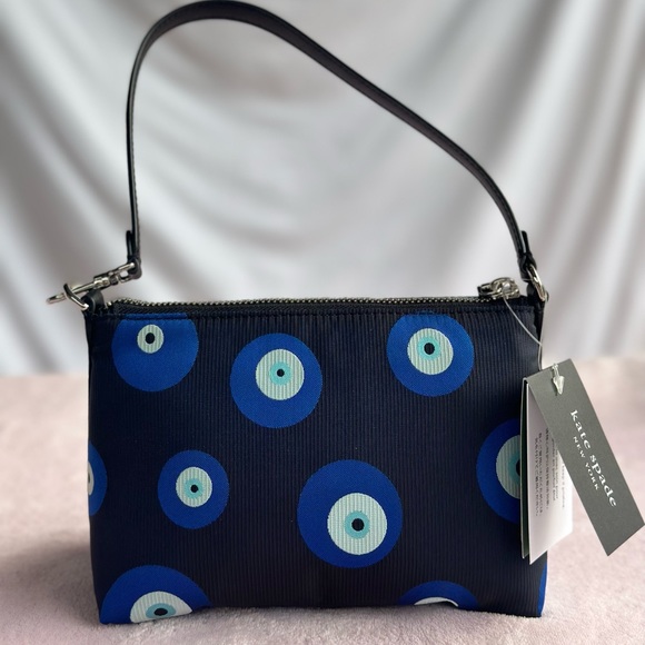 Kate Spade Lulu Evil Eye Jacquard East West Pochette - Picture 2 of 4